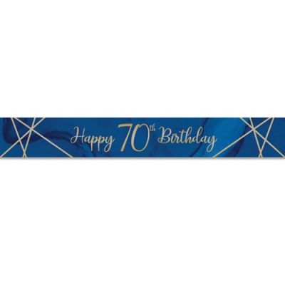 Banner navy&gold ’70’ (274cm) Banner navy&gold ’70’ (274cm)