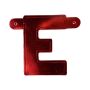 Bannerletter ’E’ rood