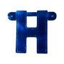 Bannerletter ’H’ blauw