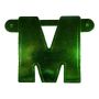 Bannerletter ’M’ groen