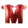 Bannerletter ’M’ rood