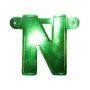 Bannerletter ’N’ groen