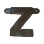 Bannerletter ’Z’ zilver