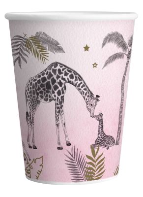 Bekers baby safari pink (250ml, 8st) Bekers baby safari pink (250ml, 8st)
