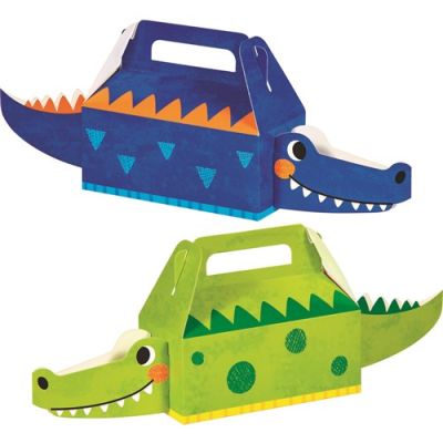 Boîte carton alligator party (4pcs)