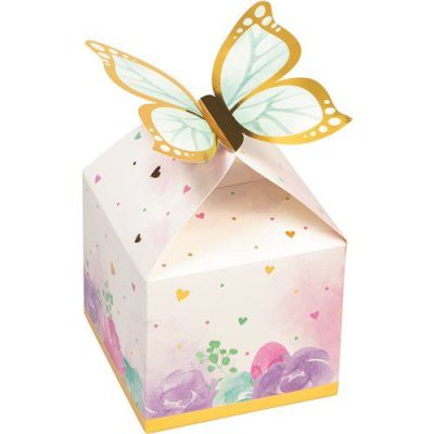Boîte carton butterfly shimmer (4pcs)