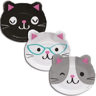 Borden shape purr-fect party (23cm,8st) Borden shape purr-fect party (23cm,8st)