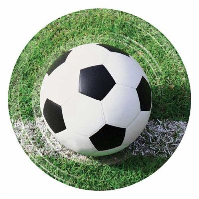 Bordjes soccer (Ø23cm, 8st)