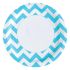 Plates zigzag blue Ø23cm 8pcs