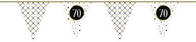 Bunting festive gold 70 years (6m)