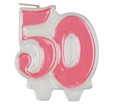 Candle number ’50’ (7cm) Candle number ’50’ (7cm)