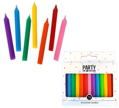 Candles multicolor (FSC, 8cm, 13pcs) Candles multicolor (FSC, 8cm, 13pcs)