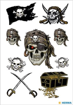 Classic tattoo piraat