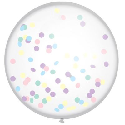 Confetti balloon perfect pastels (Ø60cm)