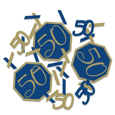 Confetti Navy & Gold ‘50‘ (14g)