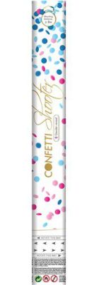 Confetti shooter gender reveal pink (40cm)