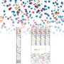 Confetti shooter rood/wit/blauw/oranje (40cm)