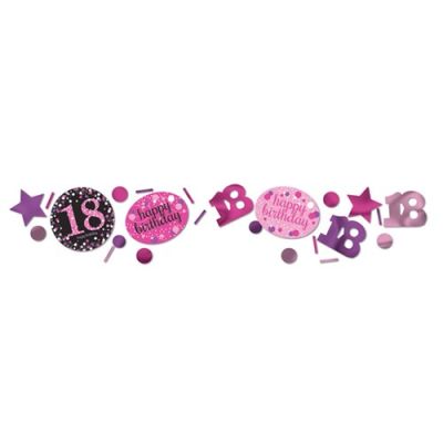 Confetti sparkling pink ’18’ (34gr)