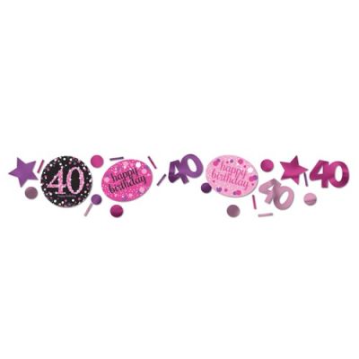 Confetti sparkling pink ‘40‘ (34gr)