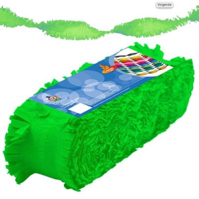 Crêpeslinger lichtgroen (24m) BV