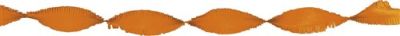Crepe garland orange fire retardant (24m)