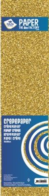 Crepe paper metallic gold (150x50cm)