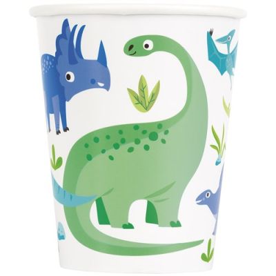 Cups dinosaur (270ml, 8pcs)