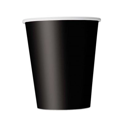 Cups midnight black (270ml, 8pcs)