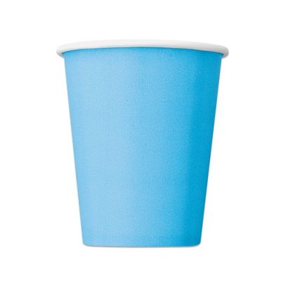 Cups powder blue (270ml, 14pcs)