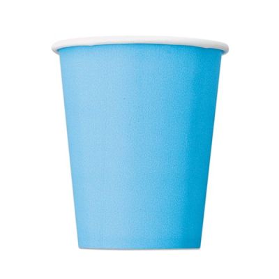 Cups powder blue (270ml, 8pcs)