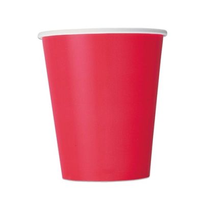 Cups ruby red (270ml, 8pcs)