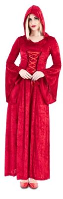 Déguisement de médiévale robe rouge pour femme (S) Déguisement de médiévale robe rouge pour femme (S)
