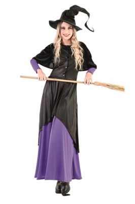 Déguisement de sorcière violette pour femme (M/L) Déguisement de sorcière violette pour femme (M/L)