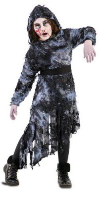 Déguisement de zombie pour fille (105-121cm) Déguisement de zombie pour fille (105-121cm)