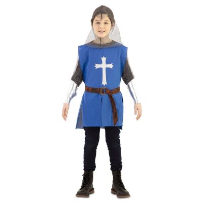 Déguisement guerrier médiéval bleu pour garçon (92-104) Déguisement guerrier médiéval bleu pour garçon (92-104)