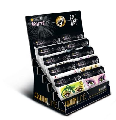 Display face art stickers (50pc)