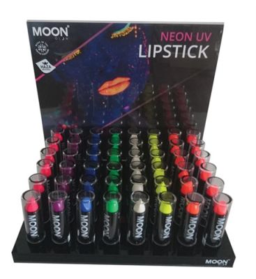 Display Neon UV lipstick 48 units