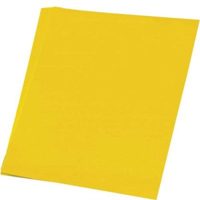 Drawing paper yellow (A4, 50 vel)