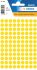 Étiquettes jaune FSC 8mm