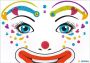 Face art sticker clown Lotta