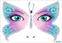 Face art sticker vlinder Face art sticker vlinder