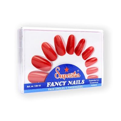 Fake nails red