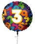 Folieballon ’’3’’ (45cm)