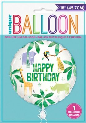 Folieballon animal safari (Ø45cm)