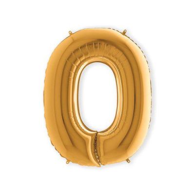 Folieballon letter ’O’ goud (100cm)