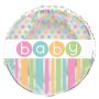 Folieballon pastel ’Baby’ (Ø45cm)