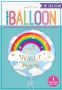 Folieballon rainbow ’Get well soon’ (Ø45cm)