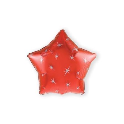 Folieballon sparkle rood (Ø43cm) Folieballon sparkle rood (Ø43cm)