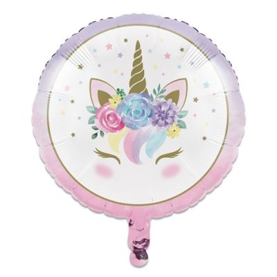 Folieballon unicorn baby (Ø45cm)