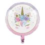 Folieballon unicorn baby (Ø45cm)